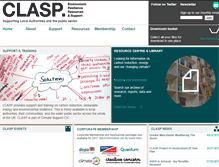 Tablet Screenshot of claspinfo.org